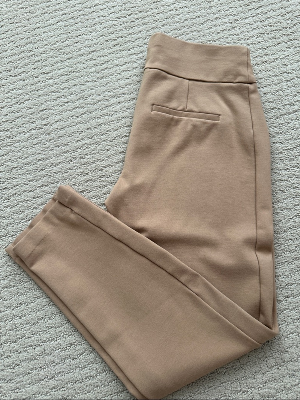 Express Tan Straight Leg Pants